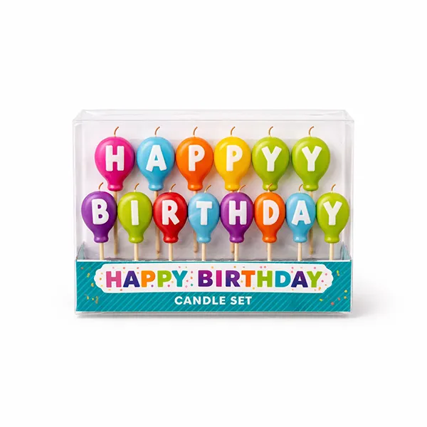 Balloon Shaped Birthday Candles