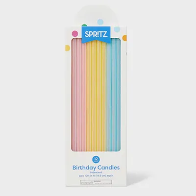 pic of Iridescent Tall Birthday Candles