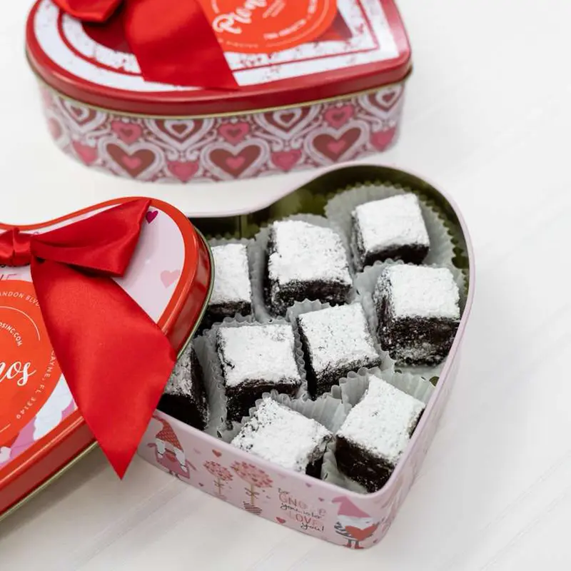 Valentine's Brownie Tin